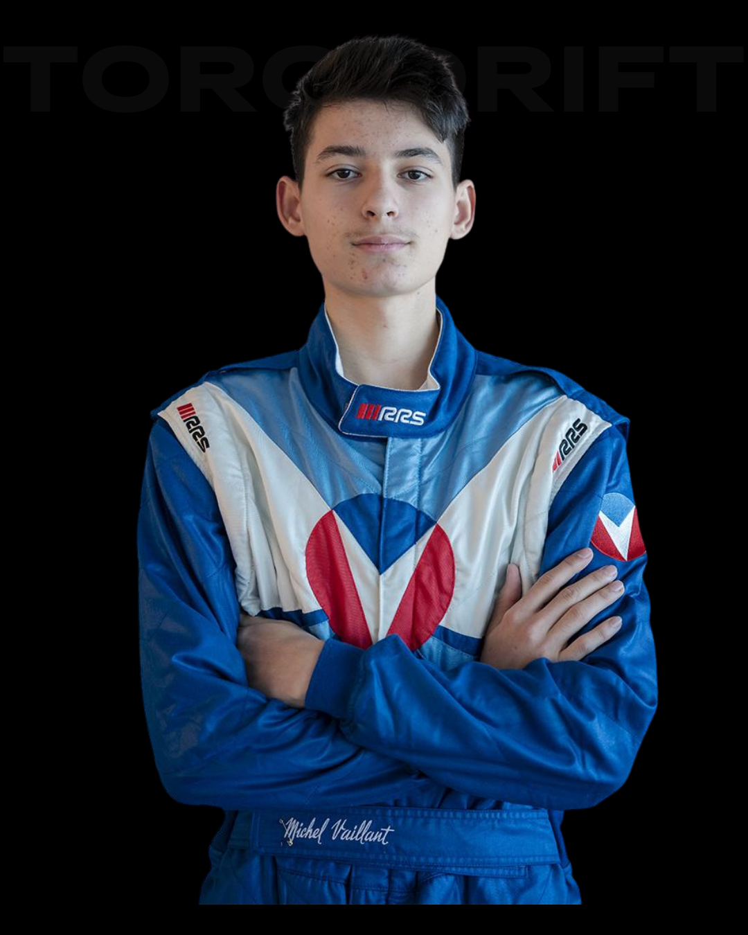 Cristian Tauru, pilot PRO Toro Drift, în combinezon de competiție